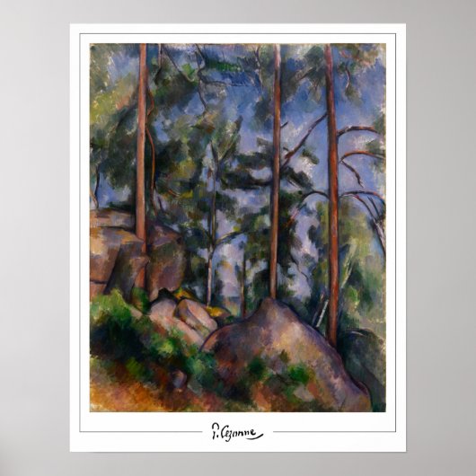Paul Cézanne Zedign Art Poster #556 (Vorne)