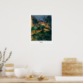 Paul Cézanne Zedign Art Poster #62 (Küche)