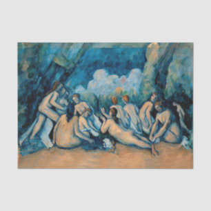 Paul Cezannes "Bathers" (Les Grandes Baigneuses) Seidenpapier