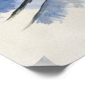 Paul Cézannes Rose in einer Flasche (1900-1904) Poster (Ecke)