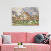Paul Cezzane - Winterlandschaft, Giverny Leinwanddruck (Insitu (Wohnzimmer))