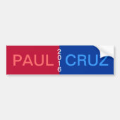 PAUL CRUZ Autoaufkleber 2016 (Vorne)