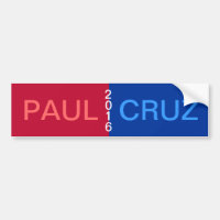 PAUL CRUZ Autoaufkleber 2016