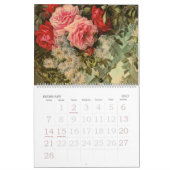 Paul de Longpre Fine Art Blume Kalender (Feb 2027)