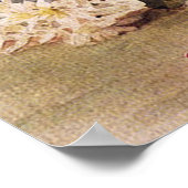 Paul-De-Longpre-Rote Rosen Bouquet, Resizable Poster (Ecke)