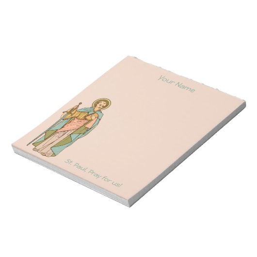 Paul der Apostel (RLS 13) 5,5"x6" Notizblock (Rotiert)