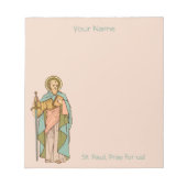 Paul der Apostel (RLS 13) 5,5"x6" Notizblock (Vorderseite)