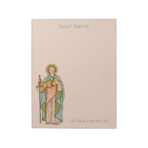 Paul der Apostel (RLS 13) 8.5"x11" Notizblock