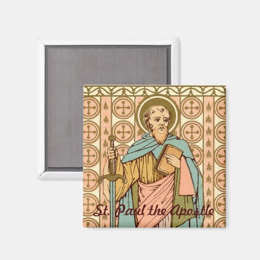 Paul der Apostel (RLS 13) Magnet (Vorderseite/Rückseite)