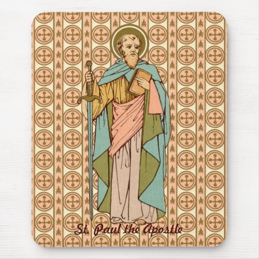 Paul der Apostel (RLS 13) (Stil 2) Mousepad (Vorne)