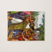 Paul, der zum Gefängnis Puzzlespiel-Entwurf geht Puzzle (Horizontal)