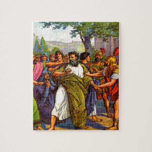 Paul, der zum Gefängnis Puzzlespiel-Entwurf geht Puzzle (Vertikal)