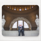 Paul + Dons Hochzeit Mousepad (Vorne)