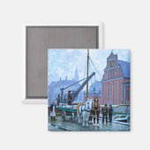 Paul Fischer The Holmen Church Copenhagen Magnet (Vorderseite/Rückseite)