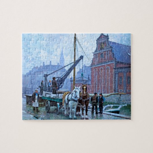 Paul Fischer The Holmen Church Copenhagen Puzzle (Horizontal)