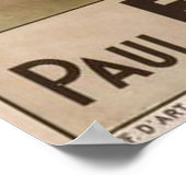 Paul Forestier Champagne Add Poster (Ecke)