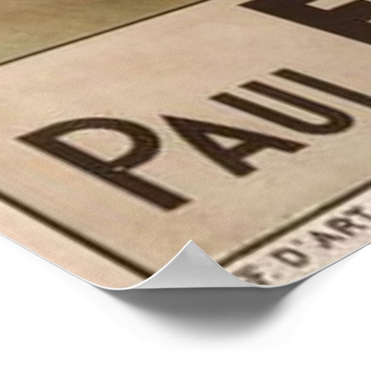 Paul Forestier Champagne Add Poster (Ecke)