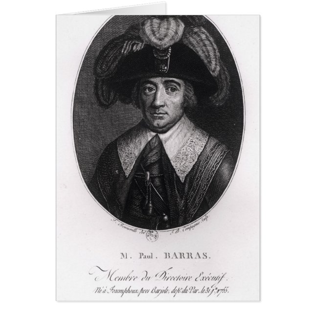 Paul Francois Jean Nicolas Vicomte de Barras (Vorne)
