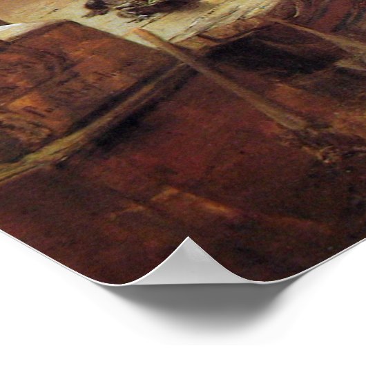 Paul Friedrich Meyerheim Menagerie Poster (Ecke)