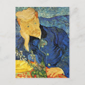 Paul Gachet Portrait, Vincent Van Gogh Postkarte (Vorderseite)