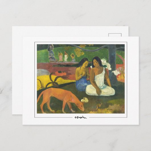Paul Gauguin #144 - Fine Art Postcard Postkarte (Vorne/Hinten)