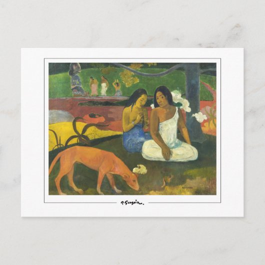 Paul Gauguin #144 - Fine Art Postcard Postkarte (Vorderseite)