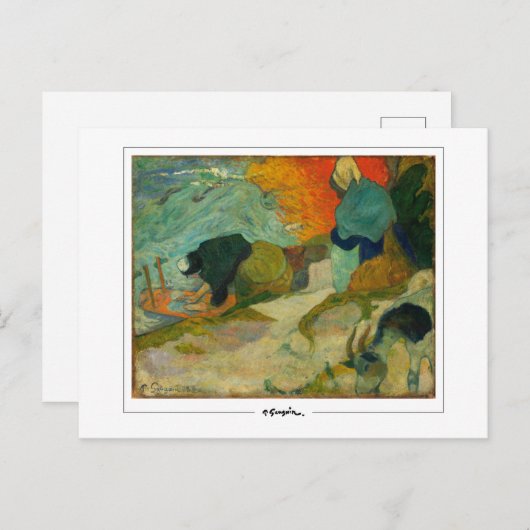 Paul Gauguin #17 - Fine Art Postcard Postkarte (Vorne/Hinten)