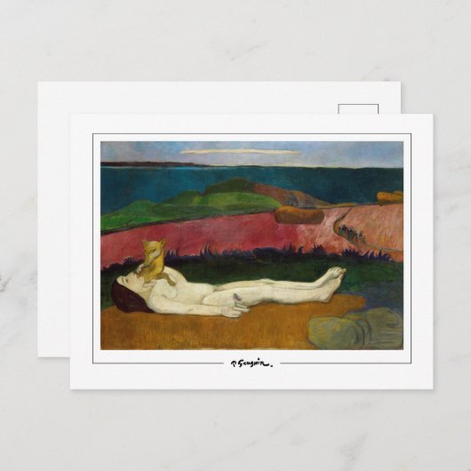 Paul Gauguin #246 - Fine Art Postcard Postkarte (Vorne/Hinten)