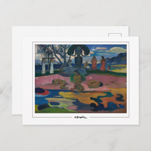 Paul Gauguin #383 - Fine Art Postcard Postkarte (Vorne/Hinten)