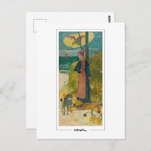 Paul Gauguin #418 - Fine Art Postcard Postkarte (Vorne/Hinten)