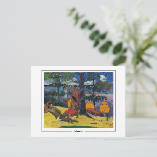Paul Gauguin #469 - Fine Art Postcard Postkarte (Stehend Vorderseite)