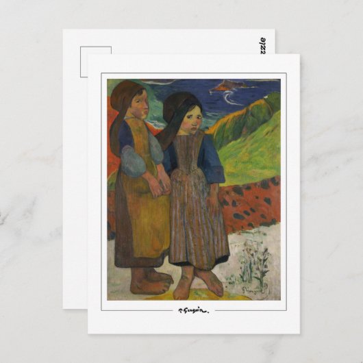 Paul Gauguin #489 - Fine Art Postcard Postkarte (Vorne/Hinten)