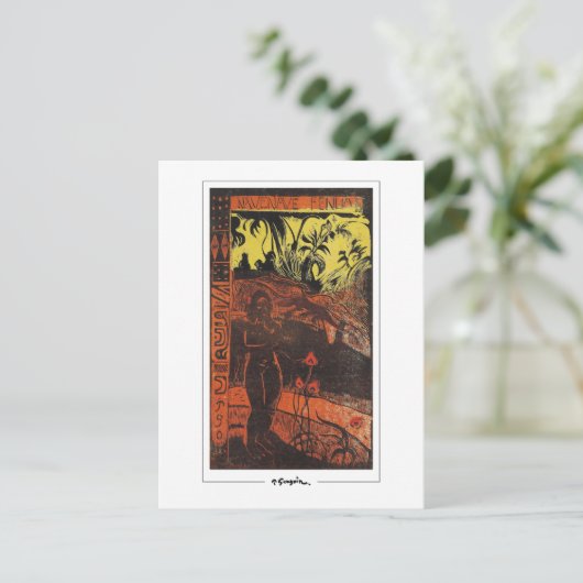 Paul Gauguin #513 - Fine Art Postcard Postkarte (Stehend Vorderseite)
