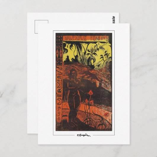 Paul Gauguin #513 - Fine Art Postcard Postkarte (Vorne/Hinten)