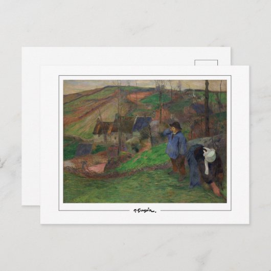 Paul Gauguin #611 - Fine Art Postcard Postkarte (Vorne/Hinten)