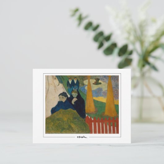 Paul Gauguin #644 - Fine Art Postcard Postkarte (Stehend Vorderseite)