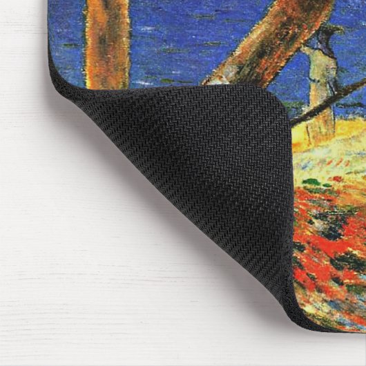 Paul Gauguin - A Seashore Mousepad (Ecke)