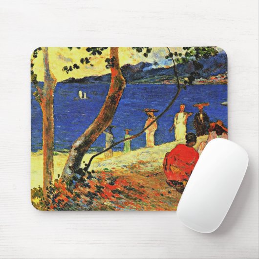 Paul Gauguin - A Seashore Mousepad (Mit Mouse)