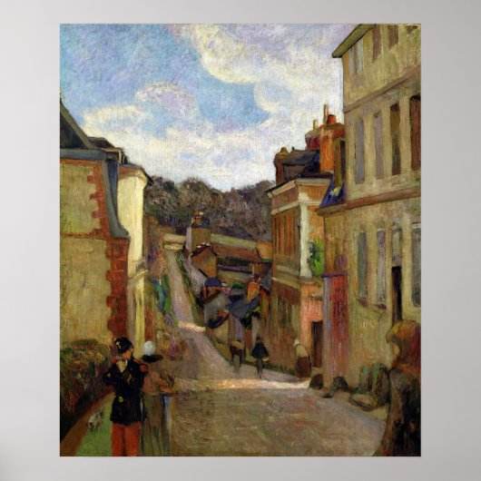 Paul Gauguin | A Suburban Street, 1884 Poster (Vorne)