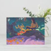 Paul Gauguin - Am Meer / Fatata te Miti Dankeskarte (Stehend Vorderseite)