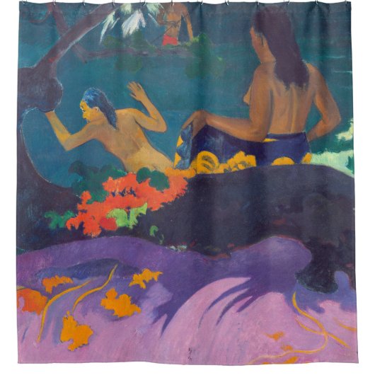Paul Gauguin - Am Meer / Fatata te Miti Duschvorhang (Vorderseite)