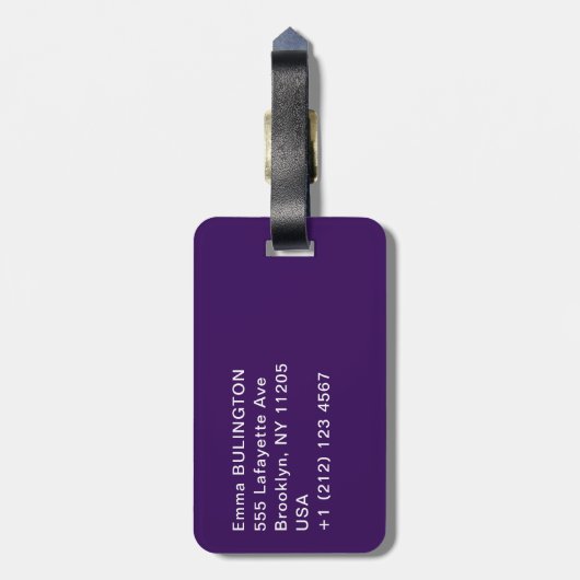 Paul Gauguin - Am Meer / Fatata te Miti Gepäckanhänger (Rückseite vertikal)