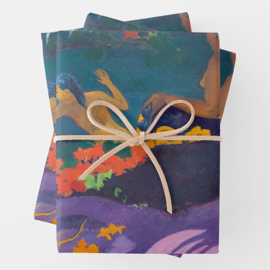 Paul Gauguin - Am Meer / Fatata te Miti Geschenkpapier Set (Beispiel)