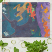 Paul Gauguin - Am Meer / Fatata te Miti Geschirrtuch (Gefaltet)