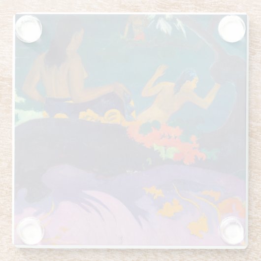 Paul Gauguin - Am Meer / Fatata te Miti Glasuntersetzer (Rückseite)