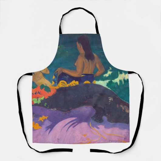 Paul Gauguin - Am Meer / Fatata te Miti Schürze (Vorderseite)