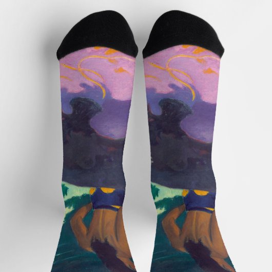 Paul Gauguin - Am Meer / Fatata te Miti Socken (Oben)