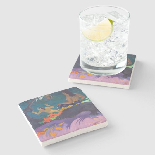 Paul Gauguin - Am Meer / Fatata te Miti Steinuntersetzer (Seitenansicht)