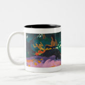 Paul Gauguin Am Meer (Fatata te Miti) Zweifarbige Tasse (Links)