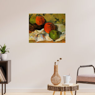 Paul Gauguin - Äpfel und Schale Poster